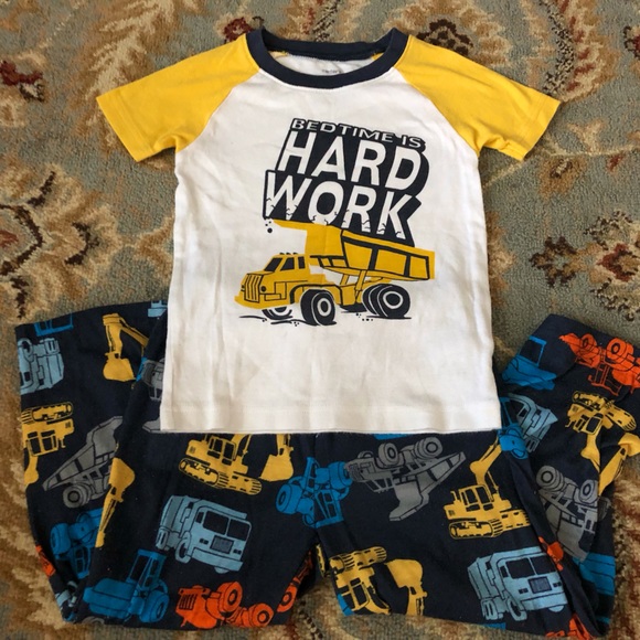 Carter’s Bedtime is Hardwork Toddler Pajama - Picture 3 of 7